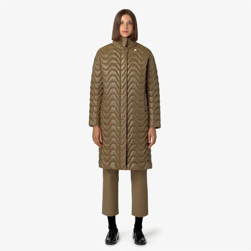 SONJA QUILTED WARM BROWN CORDA