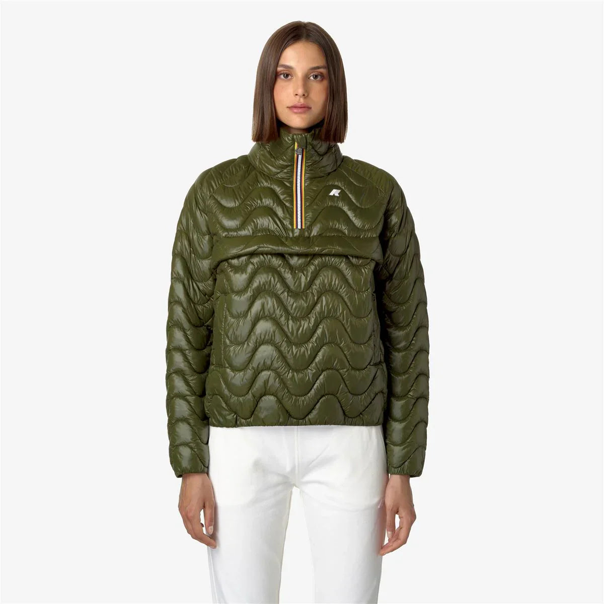 SOJENNE QUILTED WARM GREEN CYPRESS