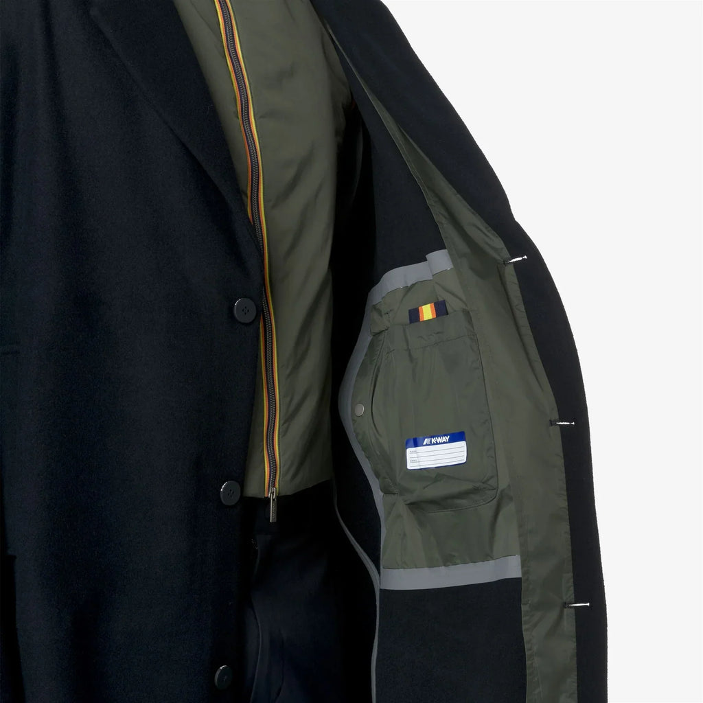 JENZAC WOOLMARK BLUE DEPTH-GREEN BLACKISH