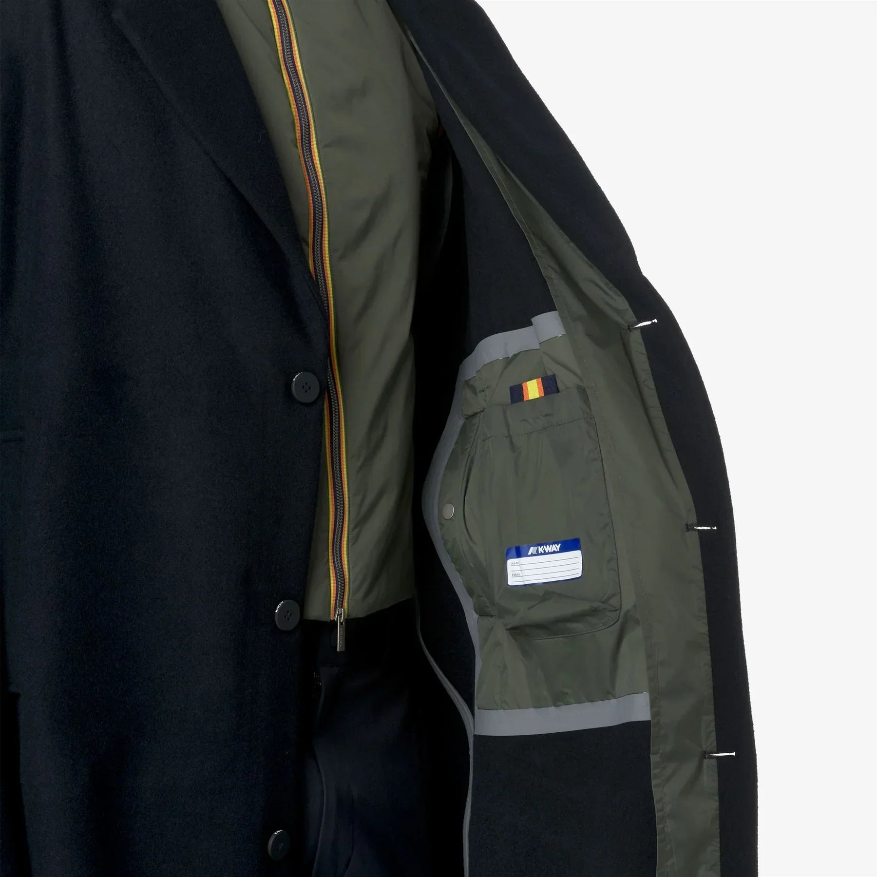 JENZAC WOOLMARK BLUE DEPTH-GREEN BLACKISH