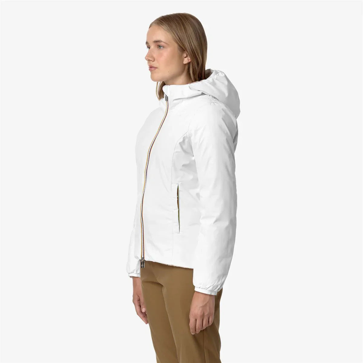 LILY ST THERMO REVERSIBLE WHITE G-PINK T